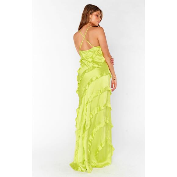 NEW – NWT Show Me Your Mumu Romance Ruffle Maxi Dress size S - Picture 3 of 7